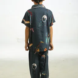 Freesia Array Unisex Kids Printed Night suit image 5