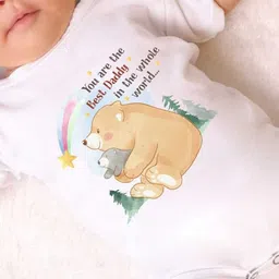 KNITROOT Infants Kids Typography Printed Bodysuit image 4