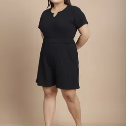 Rigo Plus Size Round Toe Jumpsuit image 4