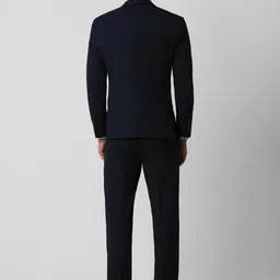 Van Heusen Striped Slim-Fit Notched Lapel Two Piece Formal Suit image 2