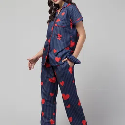 FFLIRTYGO Conversational Printed Short Sleeves Shirt & Pyjamas image 4