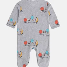MINI KLUB Boys Pack of 2 Printed Sleepsuit image 5