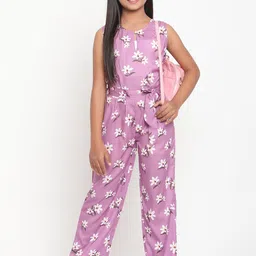 Stuffie Land Girls Printed Basic Jumpsuit image 3