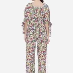 BAESD Floral Printed Basic Jumpsuit image 2