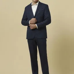 Allen Solly Men Slim-Fit Single-Breasted Two-Piece Suit image 3