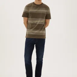 Marks & Spencer Men Slim Fit Cotton Jeans image 2