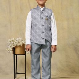 Pro-Ethic STYLE DEVELOPER Boys Cotton Printed Single-Breasted Three-Piece Suit-picture-32