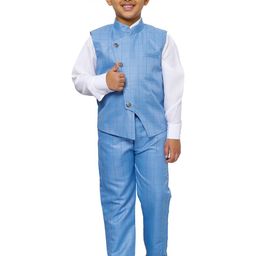 Pro-Ethic STYLE DEVELOPER Boys 3 Piece Solid Shirt & Trousers With Waistcoat-picture-45
