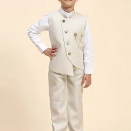 Pro-Ethic STYLE DEVELOPER Boys Cotton Striped Single-Breasted Three-Piece Suit image 2