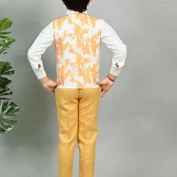 BT DEZINES Boys 3-Piece Printed Double-Breasted Suit image 4