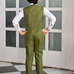 BT DEZINES Boys Double-Breasted Three-Piece Party Suit image 3