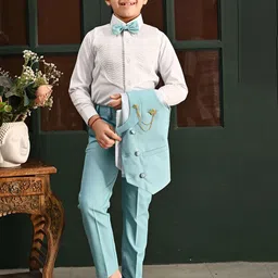 BT DEZINES Boys Double-Breasted Three-Piece Suit image 5