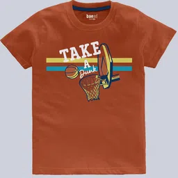 BAESD Boys Pack Of 2 Typography Printed Slim Fit Cotton T-Shirt image 4