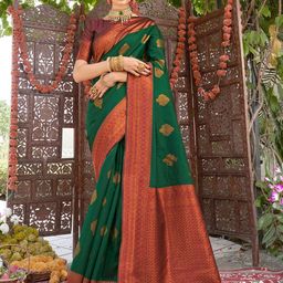 Anouk Woven Design Zari Kanjeevaram Saree-picture-48