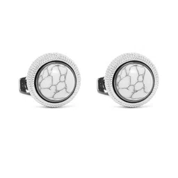 Tossido Men White Metal Cufflink image 3