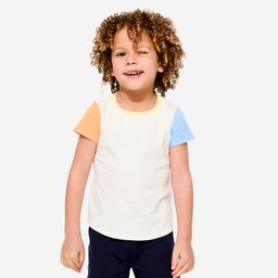 domyos Kid's Multisports Cotton T-Shirt 100 - Cotton White-picture-49