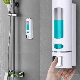 mfd home furnishing White Plastic (Set of 3) Soap Dispensers image 1