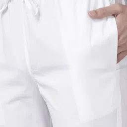 See Designs Men Grey Pure Cotton Printed Regular Kurta with Trousers image 3