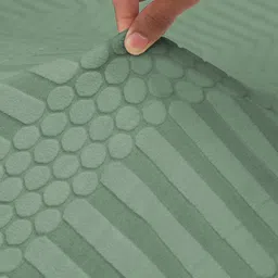 Lukzer Green Printed Polyester 1 Piece Sofa Cover With Arms image 5