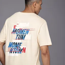 HRX by Hrithik Roshan Men Graphic Printed Bio Finish Oversized T-shirt image 1