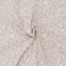 Myntra Elegant Homes Peach-Coloured & White Floral 144 TC King Bedsheet with 2 Pillow Covers image 5