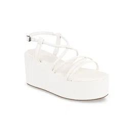 Shoetopia Girls Flatform Heels with Buckles image 2