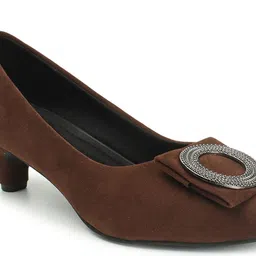 Sole Saga Pointed Toe Embellished Detail Kitten Heeled Pumps image 2