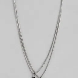 PARIS HAMILTON Set Of 2 Silver Plating Cubic Zirconia Pendant With Chain-picture-54