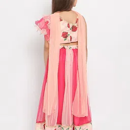 Nauti Nati Girls Printed Ready to Wear Lehenga Choli With Dupatta image 3