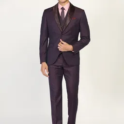 Blackberrys Men Slim-Fit Single-Breasted Three-Piece Formal Suit image 1