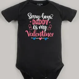 FFLIRTYGO Infant Girls Typography Printed Cotton Bodysuit-picture-11