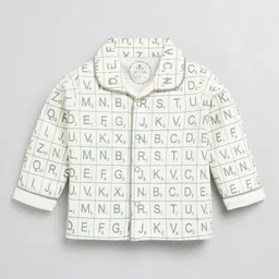 Clt.s Infants Kids Typography Printed Pure Cotton Night Suit image 2