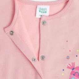 MINI KLUB Infant Girls Pack Of 2 Self-Designed Pure Cotton Sleepsuits image 5