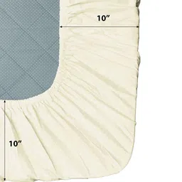 Stoa Paris Date Night Cream-Coloured 300 TC Satin King Fitted sheet with 2 Pillow Covers image 5