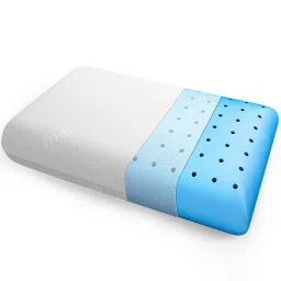 frido Ultimate Orthopedic & Gel Memory Foam 24 X 16 Inch Pillow In Blue & White Colour image 1