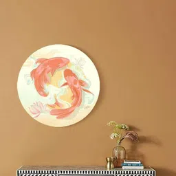 THE ARTMENT Canvas Wall Round Paintings Wall Art -6.18 x 6.18 In-picture-15