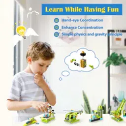 Makerzoid 100-in-1 STEAM Building Blocks Set Educational Toy for Kids 6+ Years Old image 3