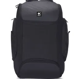 HRX by Hrithik Roshan Unisex Black Backpack with Reflective Strip image 2