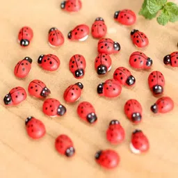 CHOCOZONE 100 Pcs Beetle Decorative Pots image 4