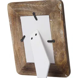house of sajja Mango Wood In Burnt White Wash Photo Frame image 5