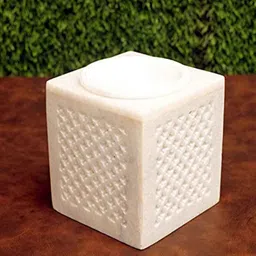 White Marble Temple Oil Diffuser with Essential Oil by Katkaria Creations image 3