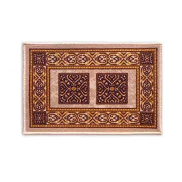 status Multicolor Abstract Polyester 15 x 23 Inches Anti Skid Door Mat image 2