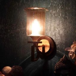 Khey Gold and Brown Iron Wall Light by Eliante by Jainsons Lights-picture-18