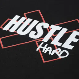 HRX by Hrithik Roshan Men Lifestyle Printed Drop-Shoulder Sleeves Oversized T-shirt image 2