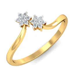 KUBERBOX Diamond-Studded 18KT Gold Ring - 1.76 gm-picture-28