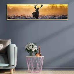 art street Alone Dear Standing Canvas Art Print image 1