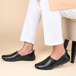 LOUIS STITCH Men Genuine Leather Ultra Lightweight Nagra Mojaris-image-51