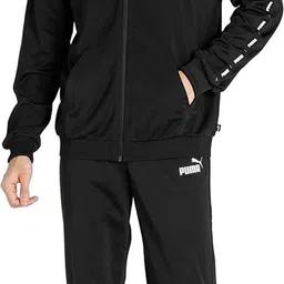 Tape Poly Suit Solid Men Track Suit-image-30