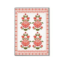 nestroots Elegant Floral Framed Canvas Wall Art Print image 4