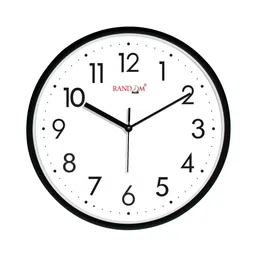 random Plastic 12 Inch Wall Clock image 4